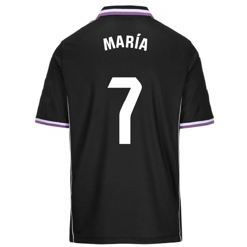 Danxen Dětské María González Bombín #7 Fialová Černá Daleko Hráčské Dresy 2025/26 Dres