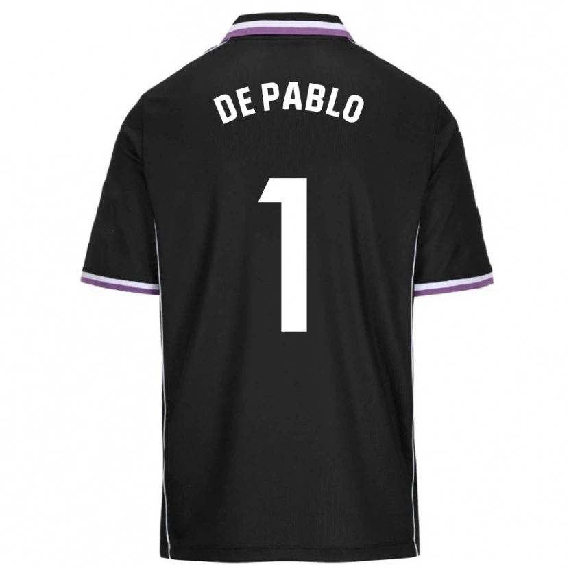 Danxen Dětské Álvaro De Pablo #1 Fialová Černá Daleko Hráčské Dresy 2025/26 Dres