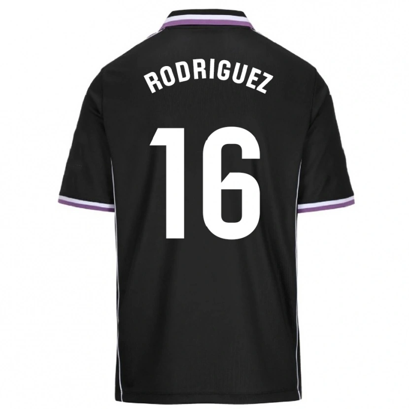 Danxen Dětské Gabriel Rodríguez #16 Fialová Černá Daleko Hráčské Dresy 2025/26 Dres