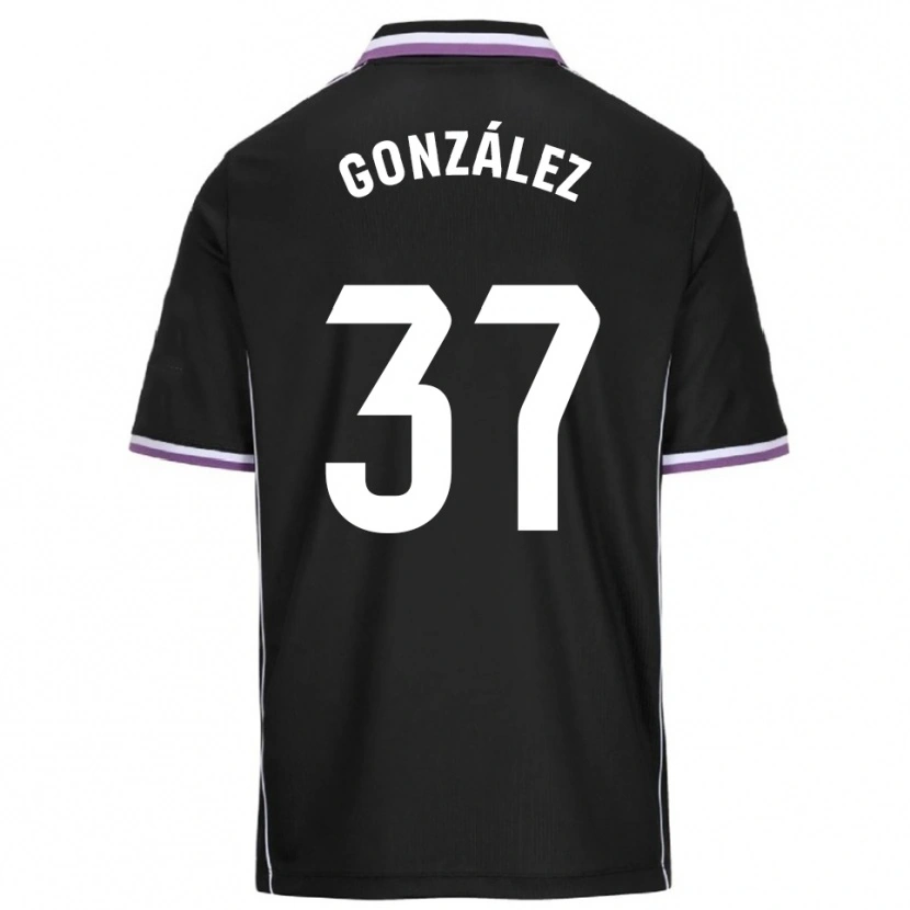 Danxen Dětské Raúl González #37 Fialová Černá Daleko Hráčské Dresy 2025/26 Dres