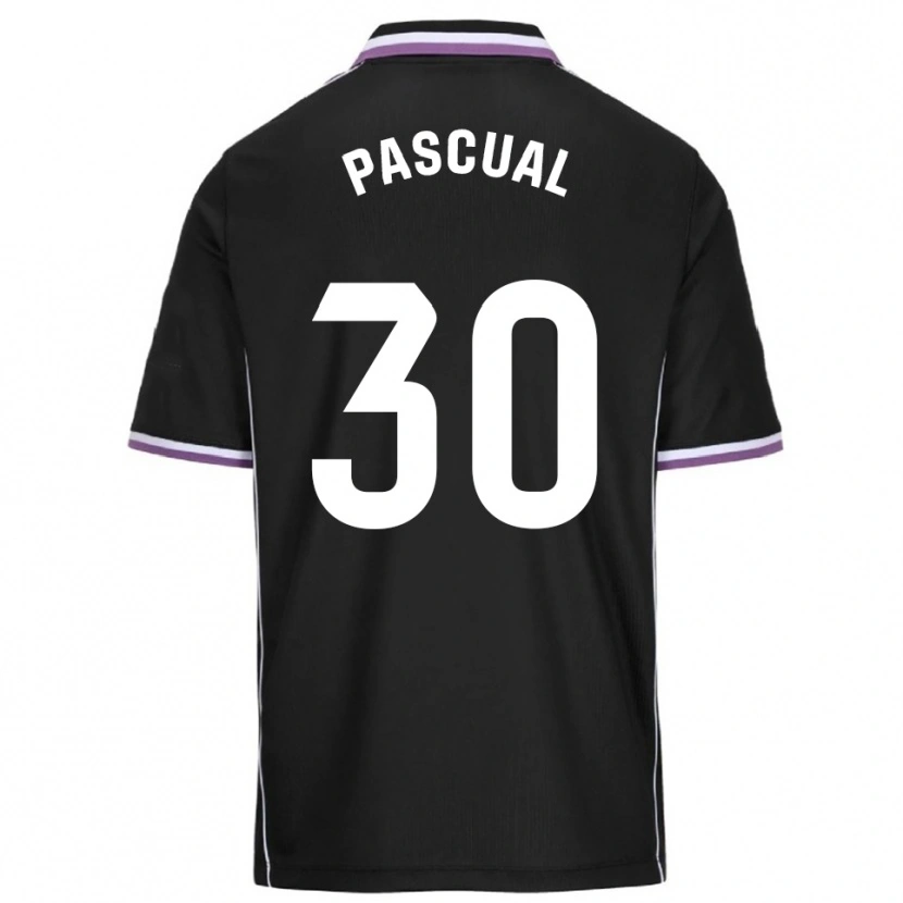 Danxen Dětské Adrián Pascual #30 Fialová Černá Daleko Hráčské Dresy 2025/26 Dres