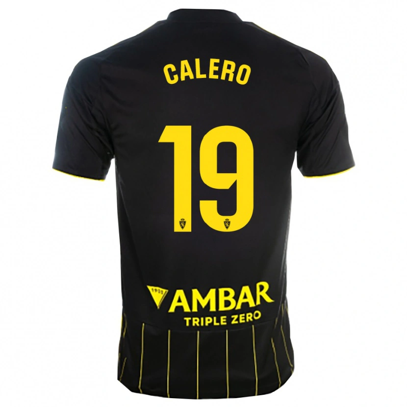 Danxen Dětské Iván Calero #19 Černá Žlutá Daleko Hráčské Dresy 2025/26 Dres