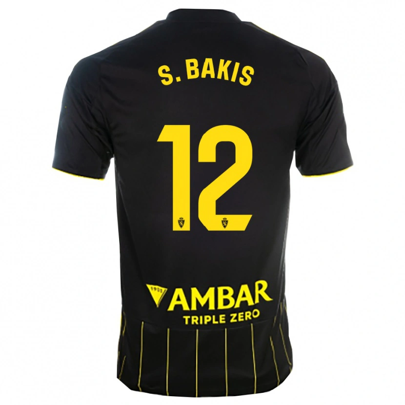 Danxen Dětské Sinan Bakış #12 Černá Žlutá Daleko Hráčské Dresy 2025/26 Dres
