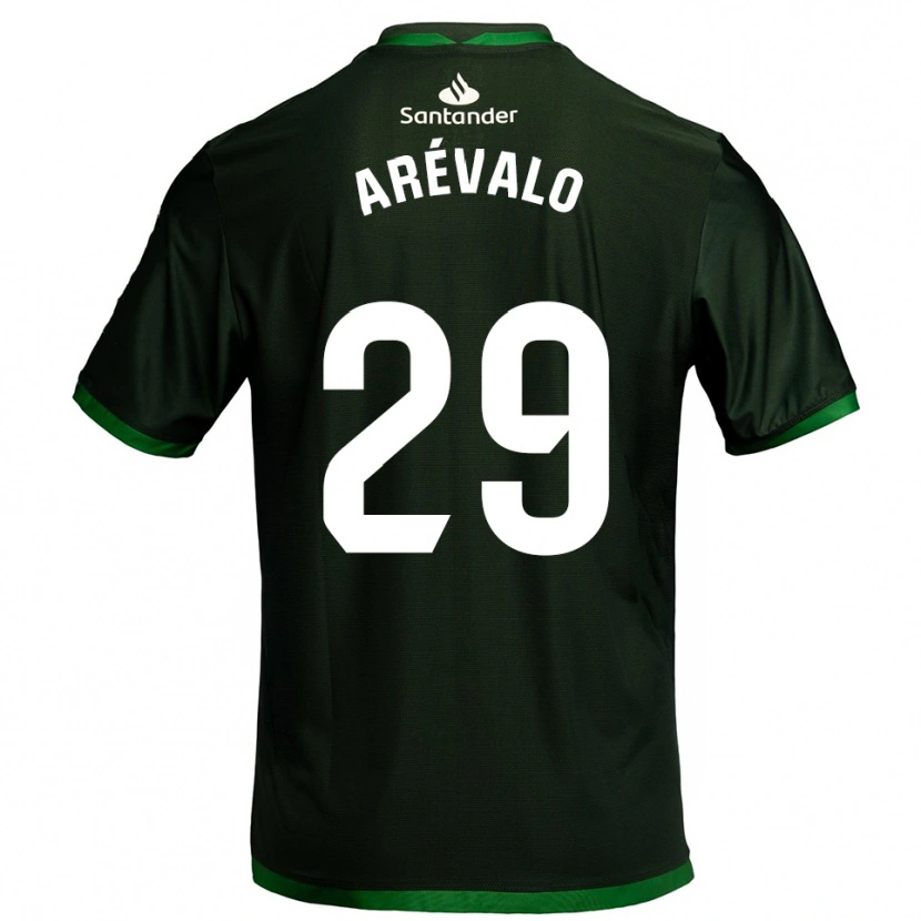 Danxen Dětské Jeremy Arévalo #29 Tmavě Zelená Daleko Hráčské Dresy 2025/26 Dres