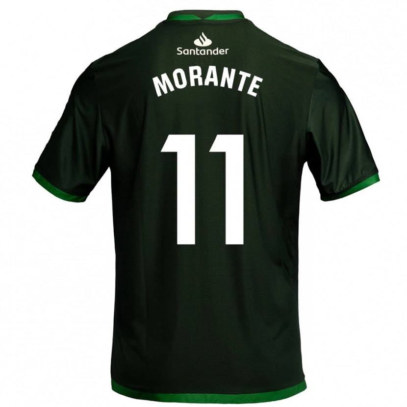 Danxen Dětské Alejandro Morante #11 Tmavě Zelená Daleko Hráčské Dresy 2025/26 Dres