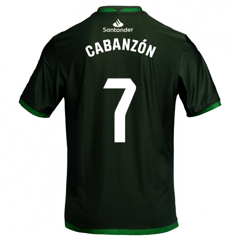 Danxen Dětské Yeray Cabanzón #7 Tmavě Zelená Daleko Hráčské Dresy 2025/26 Dres