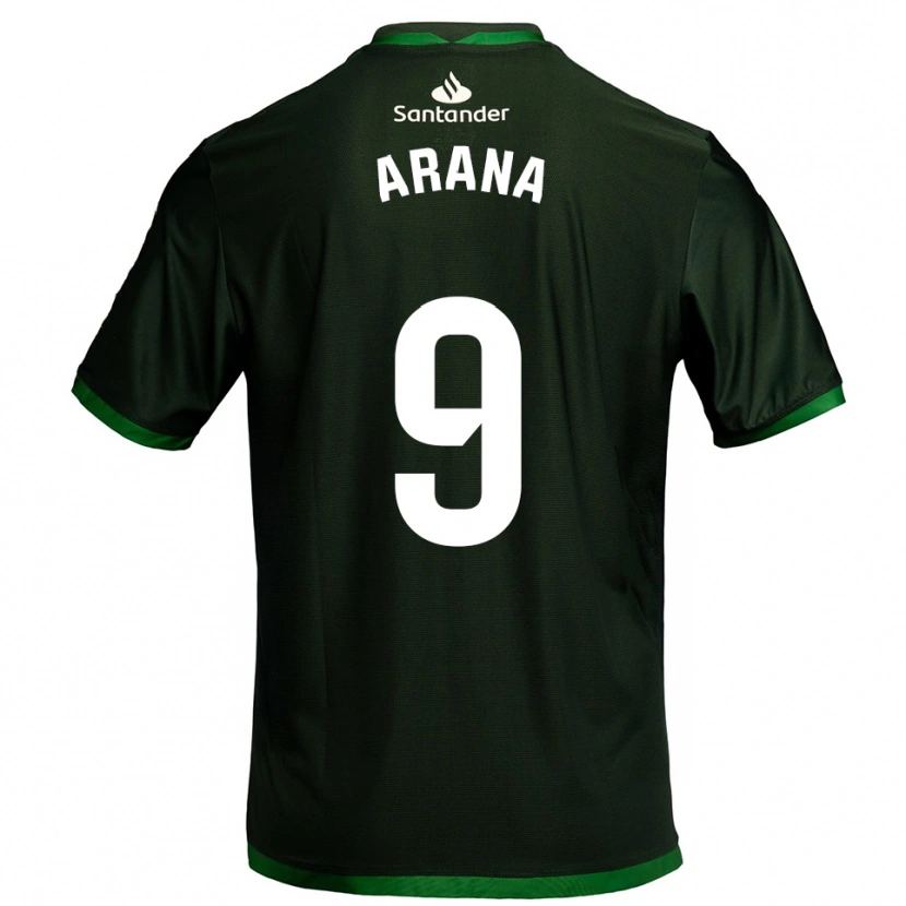 Danxen Dětské Juan Carlos Arana #9 Tmavě Zelená Daleko Hráčské Dresy 2025/26 Dres