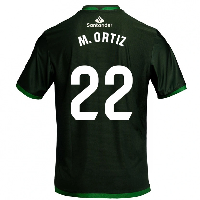 Danxen Dětské María Ortiz Heras #22 Tmavě Zelená Daleko Hráčské Dresy 2025/26 Dres