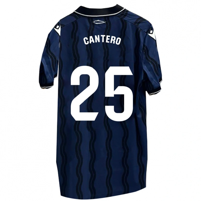Danxen Dětské Yago Cantero #25 Tmavě Modrá Černá Daleko Hráčské Dresy 2025/26 Dres