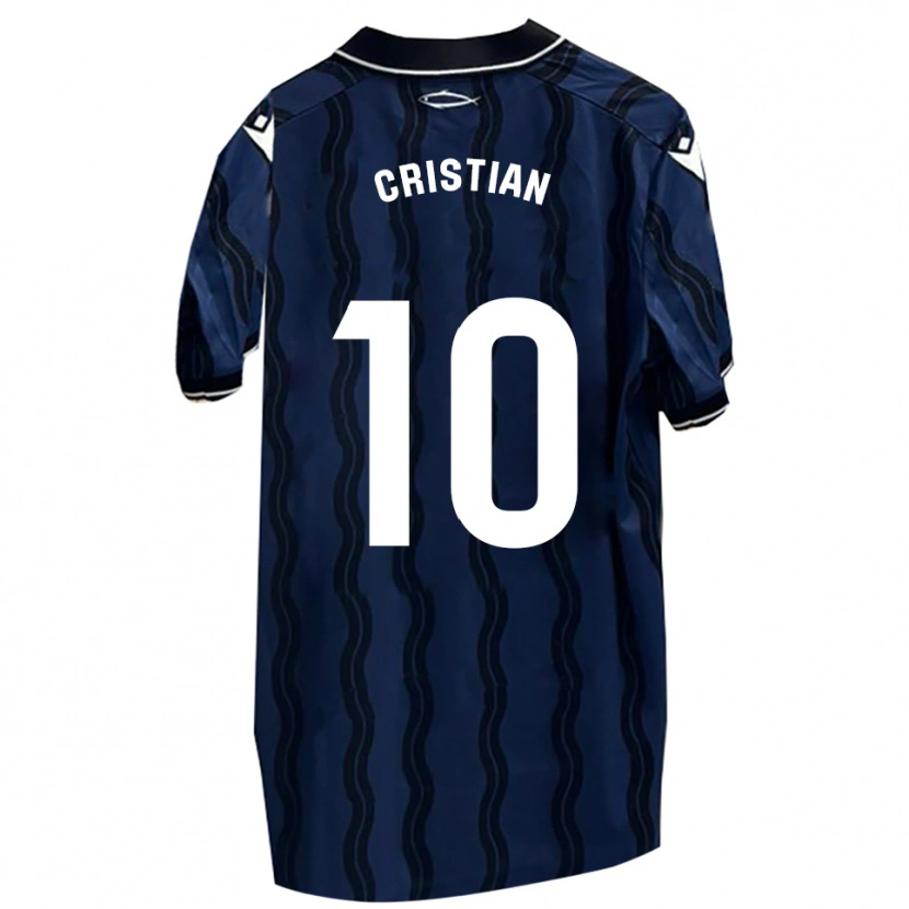 Danxen Dětské Cristian Rodríguez #10 Tmavě Modrá Černá Daleko Hráčské Dresy 2025/26 Dres