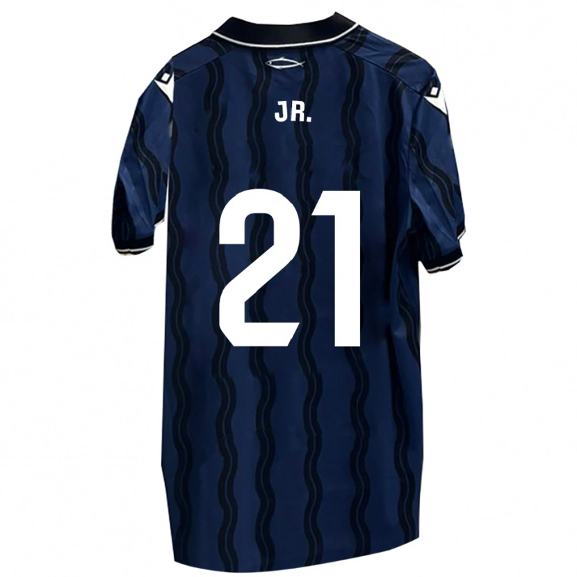 Danxen Dětské Douglas Jr. #21 Tmavě Modrá Černá Daleko Hráčské Dresy 2025/26 Dres