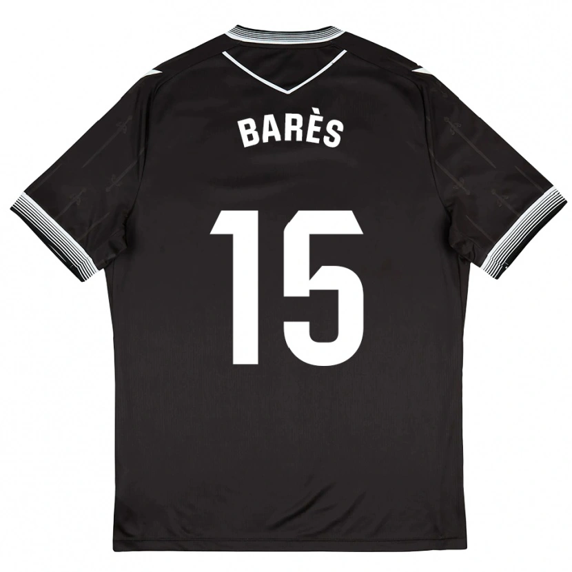 Danxen Dětské Gabriel Barès #15 Černá Bílá Daleko Hráčské Dresy 2025/26 Dres
