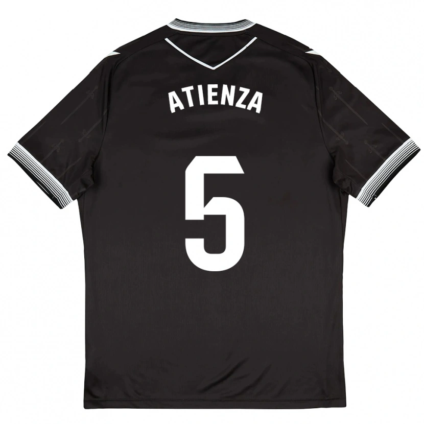 Danxen Dětské Miguel Atienza #5 Černá Bílá Daleko Hráčské Dresy 2025/26 Dres