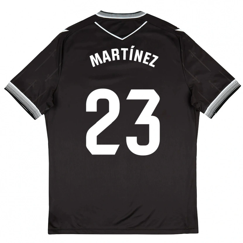 Danxen Dětské Jan Martínez #23 Černá Bílá Daleko Hráčské Dresy 2025/26 Dres