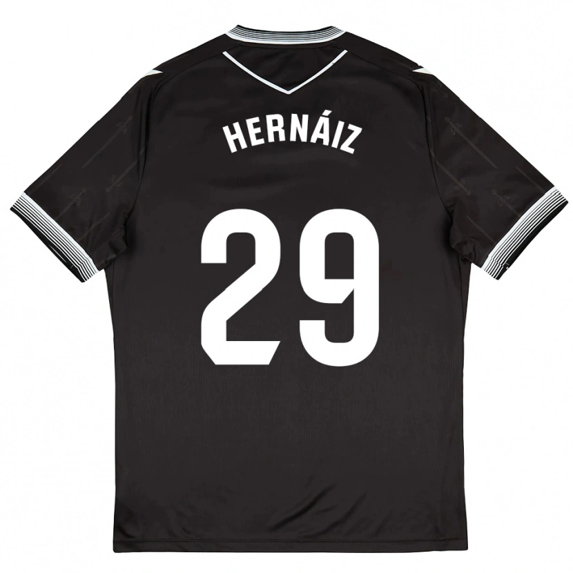 Danxen Dětské David Hernáiz #29 Černá Bílá Daleko Hráčské Dresy 2025/26 Dres