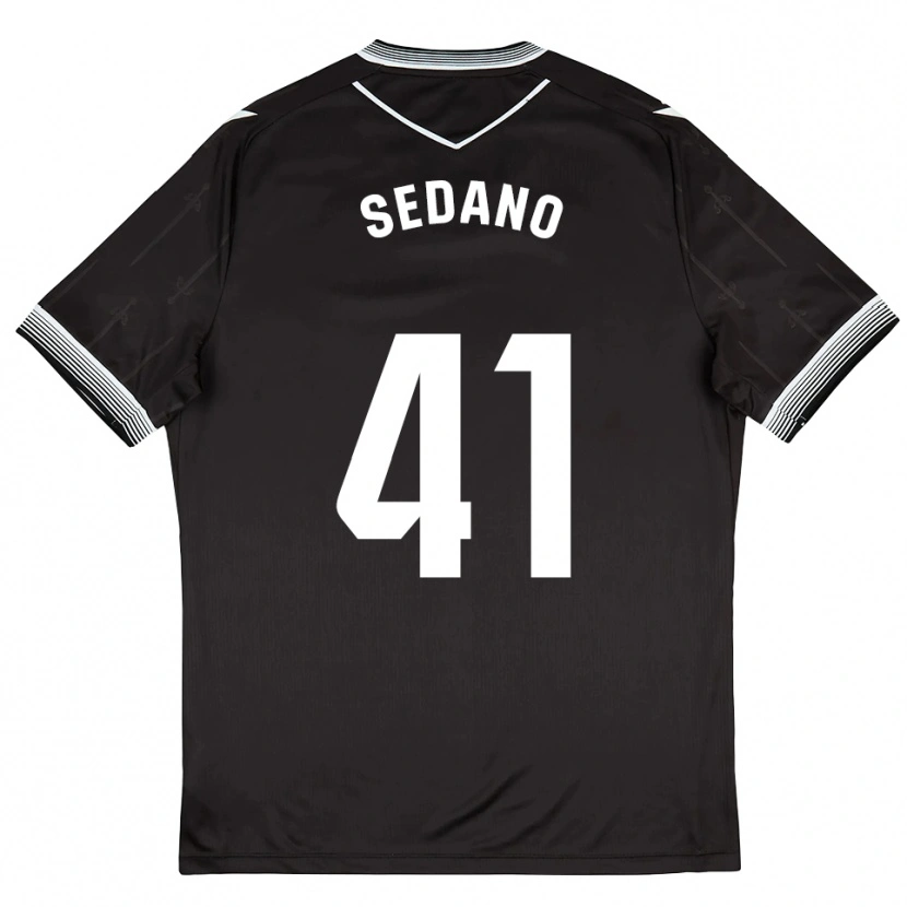 Danxen Dětské Hugo Sedano #41 Černá Bílá Daleko Hráčské Dresy 2025/26 Dres