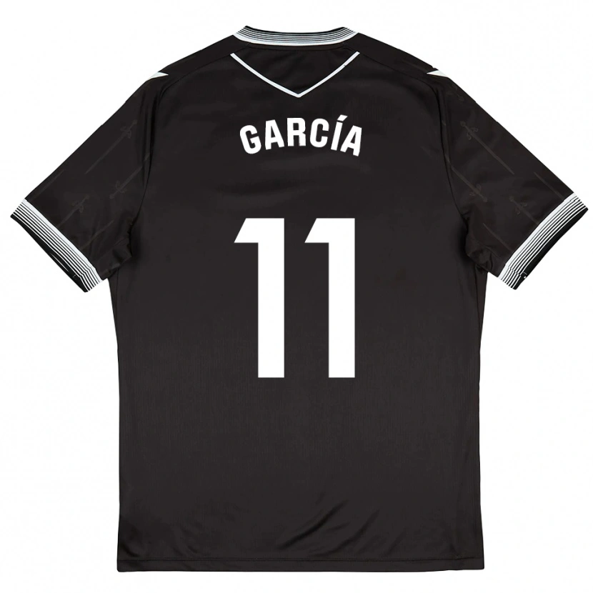 Danxen Dětské Fermín García #11 Černá Bílá Daleko Hráčské Dresy 2025/26 Dres