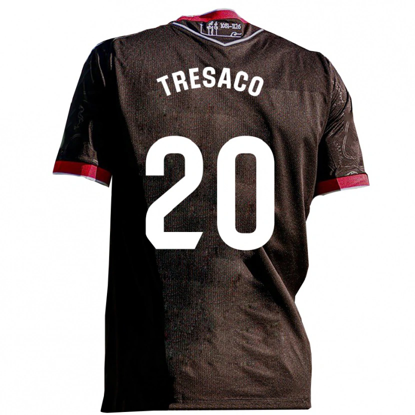 Danxen Dětské Rafa Tresaco #20 Černá Červená Daleko Hráčské Dresy 2025/26 Dres