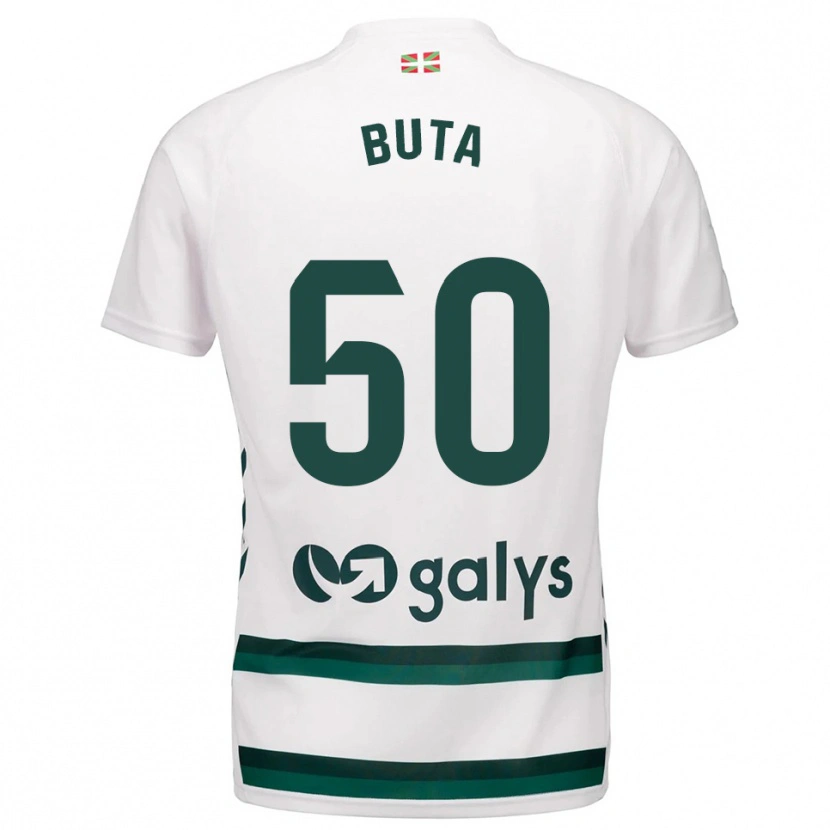 Danxen Dětské Leonardo Buta #50 Bílá Zelená Daleko Hráčské Dresy 2025/26 Dres
