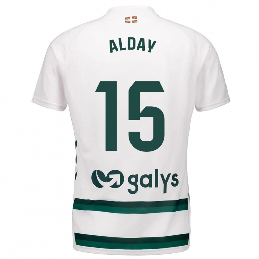 Danxen Dětské Iker Alday #15 Bílá Zelená Daleko Hráčské Dresy 2025/26 Dres