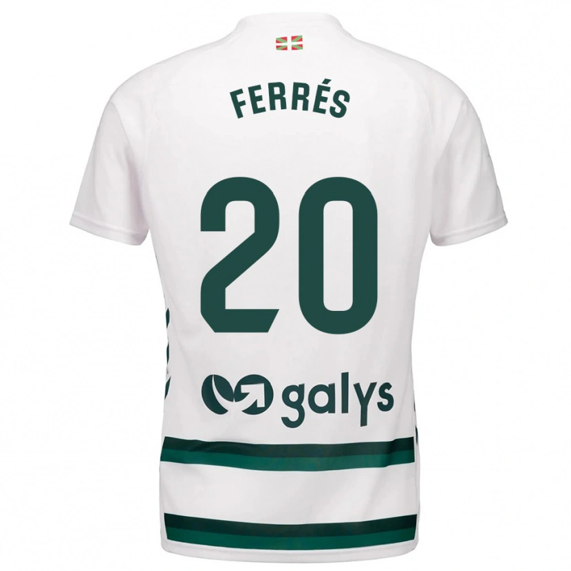 Danxen Dětské Llorenç Ferrés #20 Bílá Zelená Daleko Hráčské Dresy 2025/26 Dres