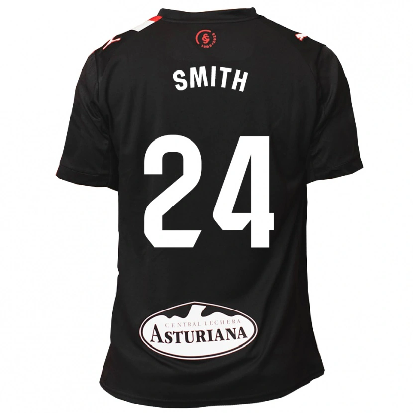 Danxen Dětské Justin Smith #24 Černá Bílá Daleko Hráčské Dresy 2025/26 Dres