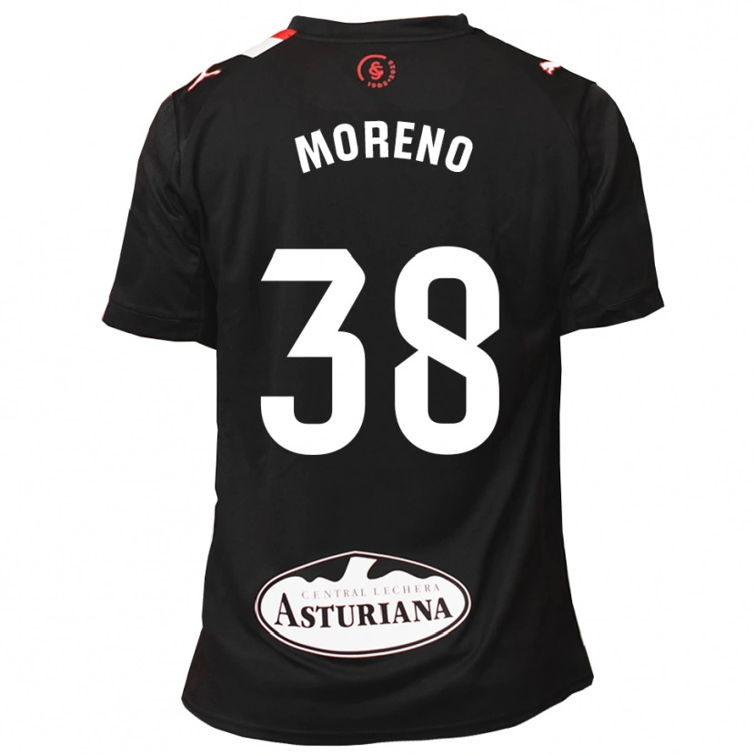 Danxen Dětské Gerard Moreno #38 Černá Bílá Daleko Hráčské Dresy 2025/26 Dres