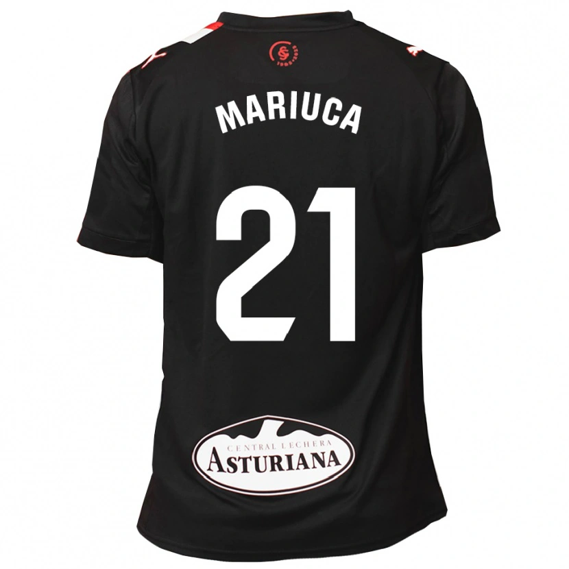 Danxen Dětské María González Rodríguez #21 Černá Bílá Daleko Hráčské Dresy 2025/26 Dres