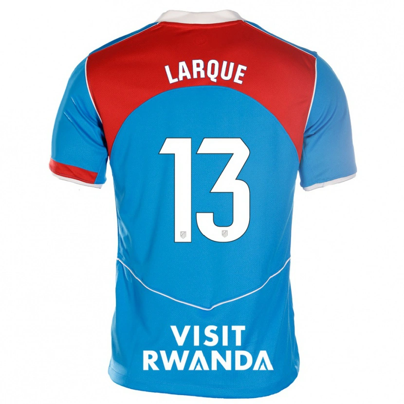 Danxen Dětské Patricia Larqué #13 Modrá Bílá Třetí Hráčské Dresy 2025/26 Dres