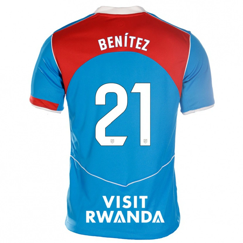 Danxen Dětské Fiamma Benítez #21 Modrá Bílá Třetí Hráčské Dresy 2025/26 Dres