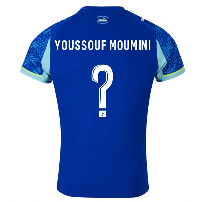 Danxen Dětské Yakine Youssouf Moumini #0 Nebesky Modrá Bílá Třetí Hráčské Dresy 2025/26 Dres