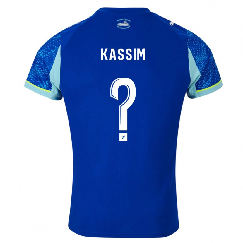 Danxen Dětské Kassim Abdallah #0 Nebesky Modrá Bílá Třetí Hráčské Dresy 2025/26 Dres
