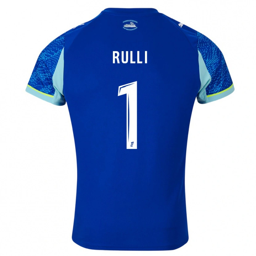 Danxen Dětské Gerónimo Rulli #1 Nebesky Modrá Bílá Třetí Hráčské Dresy 2025/26 Dres