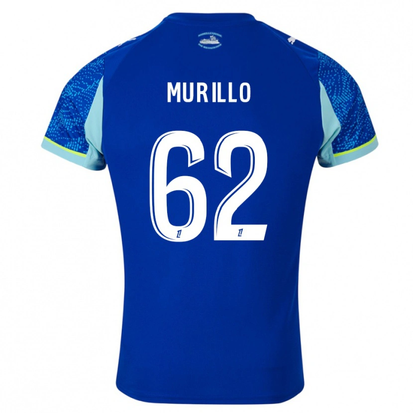 Danxen Dětské Amir Murillo #62 Nebesky Modrá Bílá Třetí Hráčské Dresy 2025/26 Dres