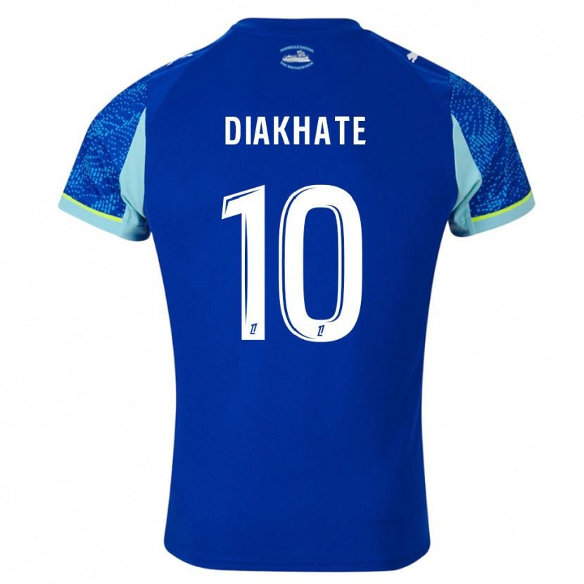 Danxen Dětské Ndeye Awa Diakhaté #10 Nebesky Modrá Bílá Třetí Hráčské Dresy 2025/26 Dres