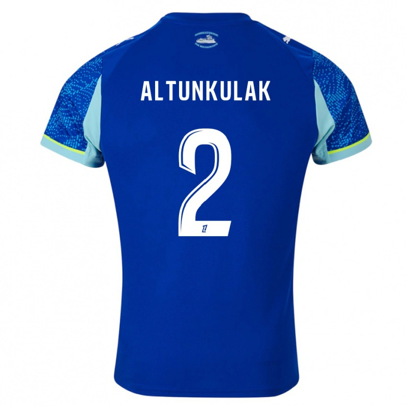 Danxen Dětské Selen Altunkulak #2 Nebesky Modrá Bílá Třetí Hráčské Dresy 2025/26 Dres