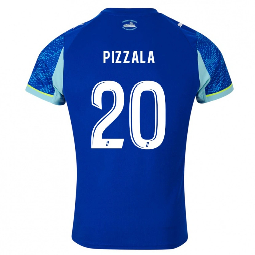 Danxen Dětské Caroline Pizzala #20 Nebesky Modrá Bílá Třetí Hráčské Dresy 2025/26 Dres