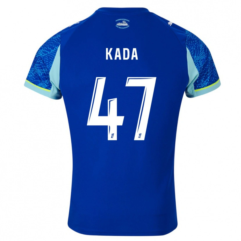 Danxen Dětské Joakim Kada #47 Nebesky Modrá Bílá Třetí Hráčské Dresy 2025/26 Dres