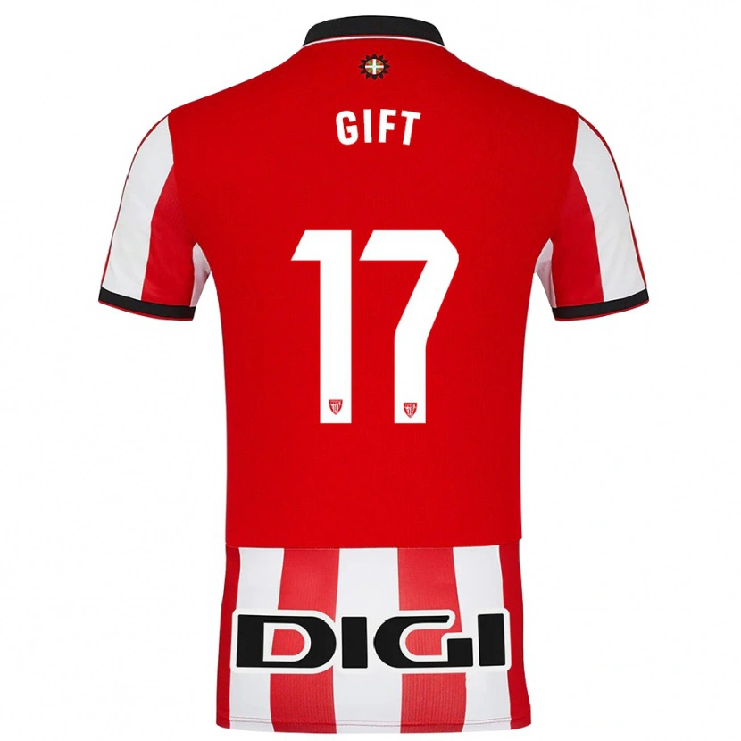 Danxen Pánské Elijah Gift #17 Červená Bílá Domů Hráčské Dresy 2025/26 Dres