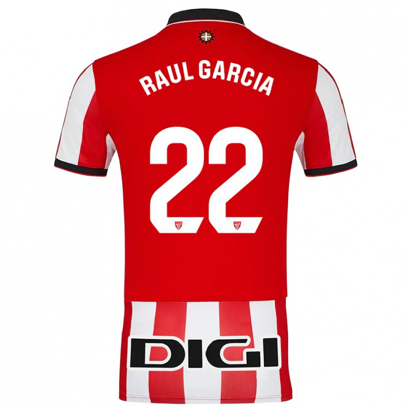 Danxen Pánské Raul Garcia #22 Červená Bílá Domů Hráčské Dresy 2025/26 Dres