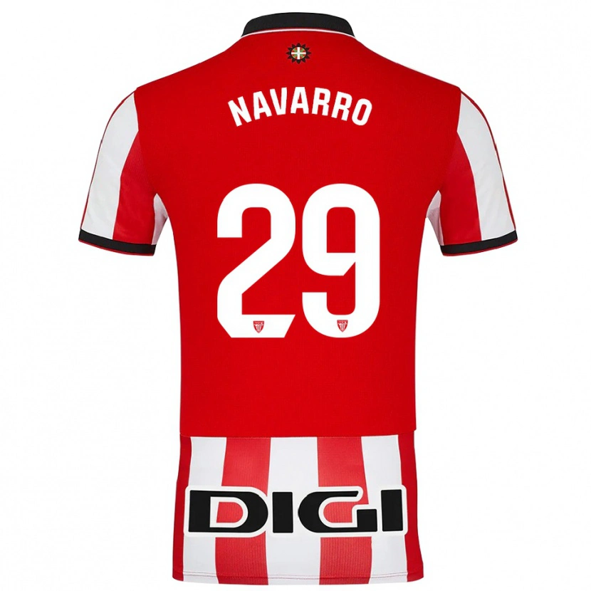 Danxen Pánské Robert Navarro #29 Červená Bílá Domů Hráčské Dresy 2025/26 Dres