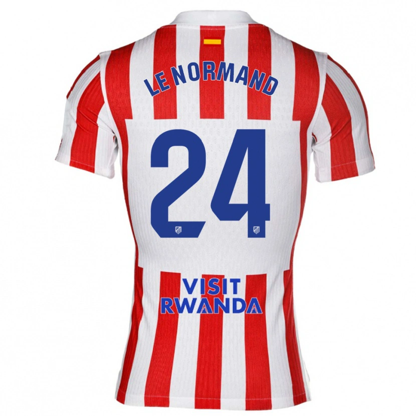 Danxen Pánské Robin Le Normand #24 Červená Bílá Domů Hráčské Dresy 2025/26 Dres