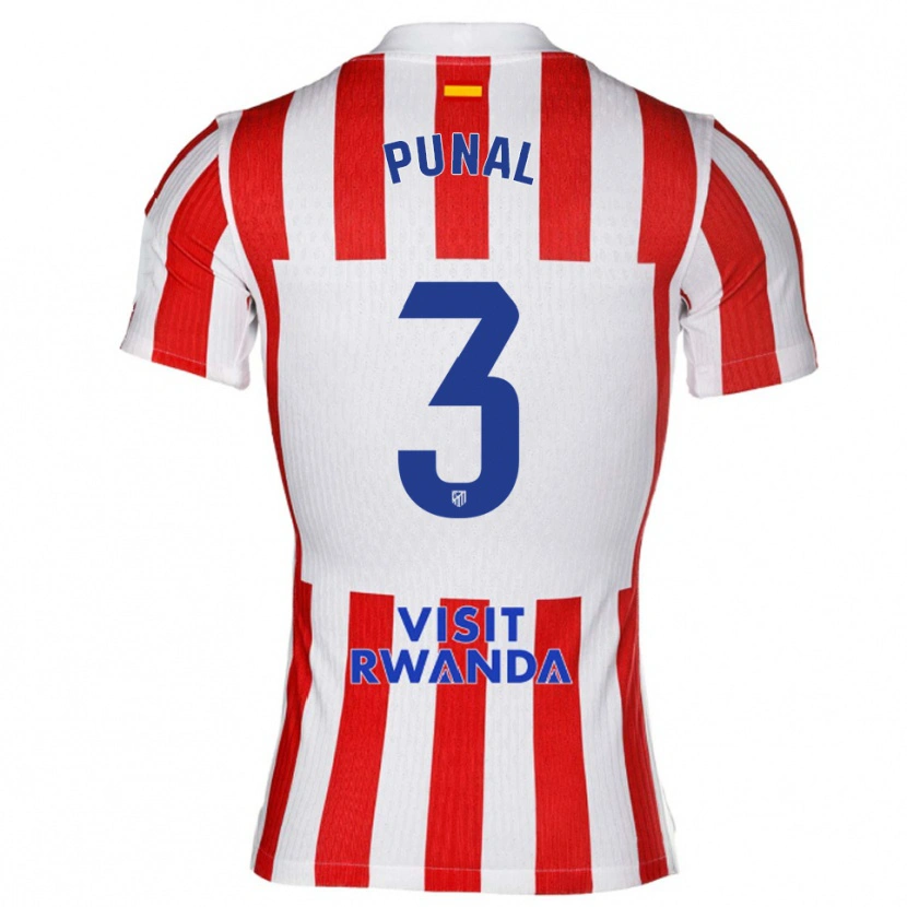 Danxen Pánské Aitor Punal #3 Červená Bílá Domů Hráčské Dresy 2025/26 Dres