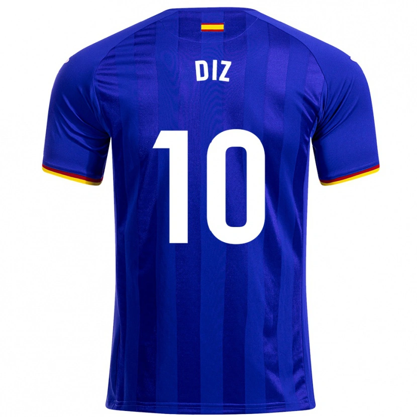Danxen Pánské Rafa Diz #10 Modrá Červená Žlutá Domů Hráčské Dresy 2025/26 Dres