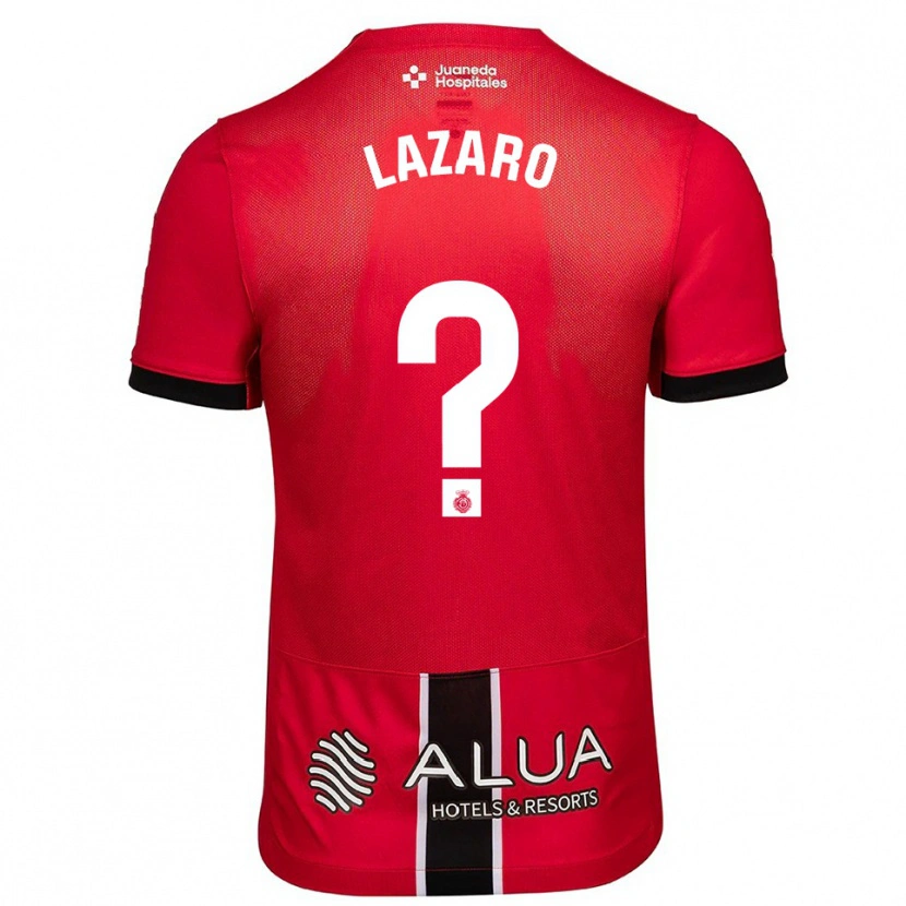 Danxen Pánské Victor Lázaro #0 Červená Černá Domů Hráčské Dresy 2025/26 Dres