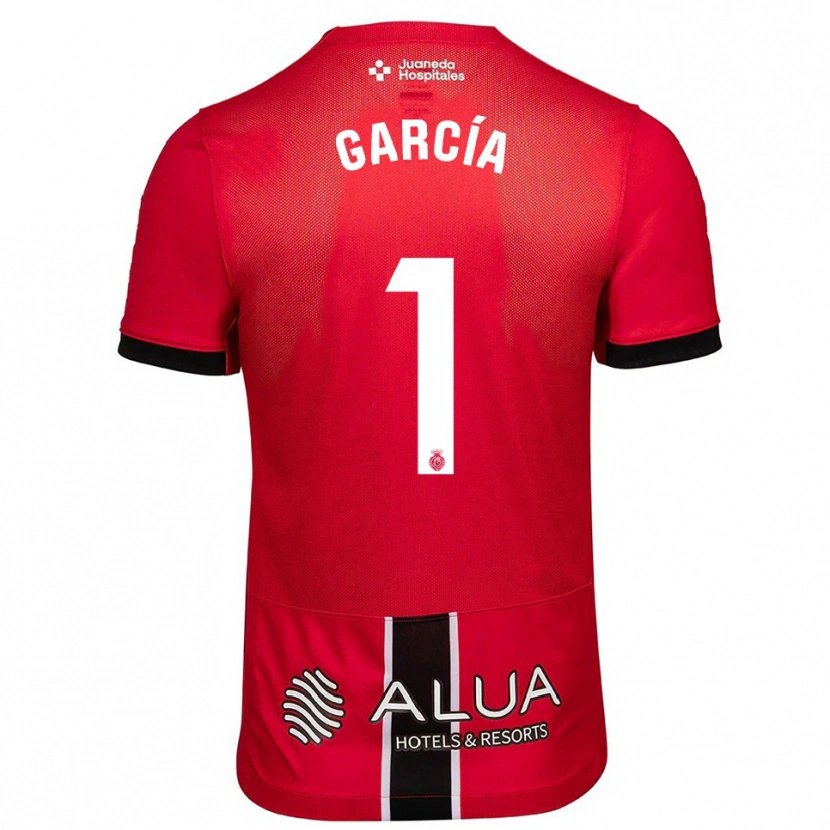 Danxen Pánské Pere García #1 Červená Černá Domů Hráčské Dresy 2025/26 Dres