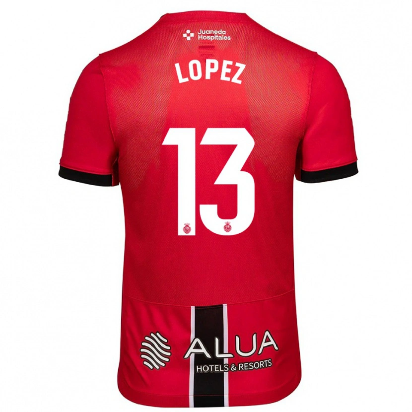 Danxen Pánské Iván López #13 Červená Černá Domů Hráčské Dresy 2025/26 Dres