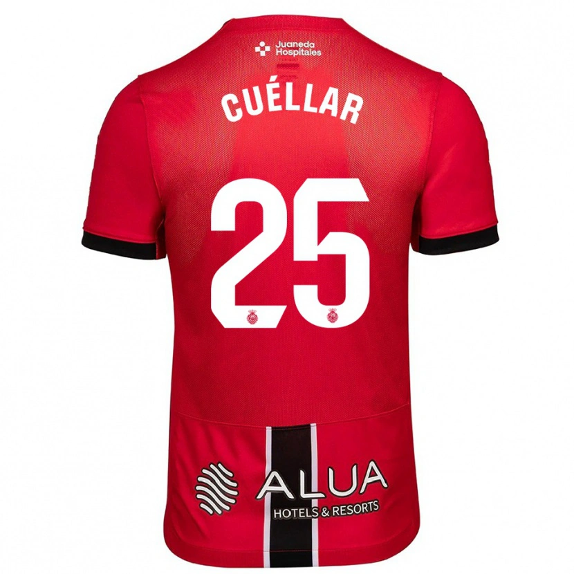 Danxen Pánské Iván Cuéllar #25 Červená Černá Domů Hráčské Dresy 2025/26 Dres