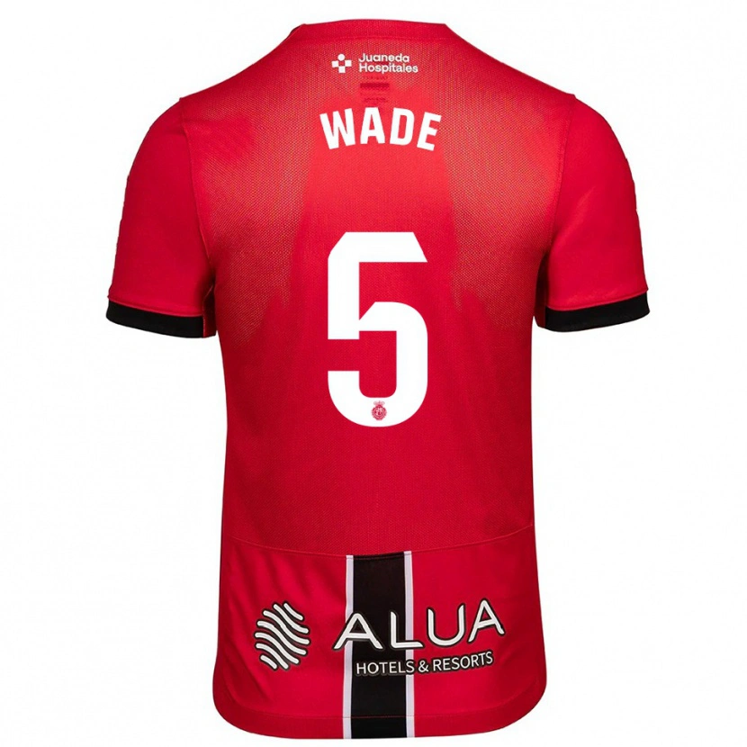 Danxen Pánské Sebas Wade #5 Červená Černá Domů Hráčské Dresy 2025/26 Dres