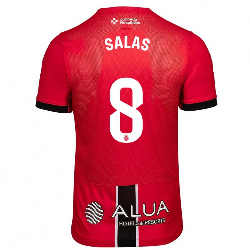 Danxen Pánské Jan Salas #8 Červená Černá Domů Hráčské Dresy 2025/26 Dres